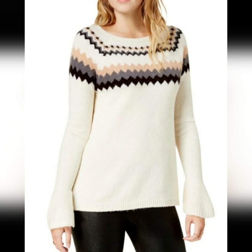 Kensie pullover fuzzy sweater